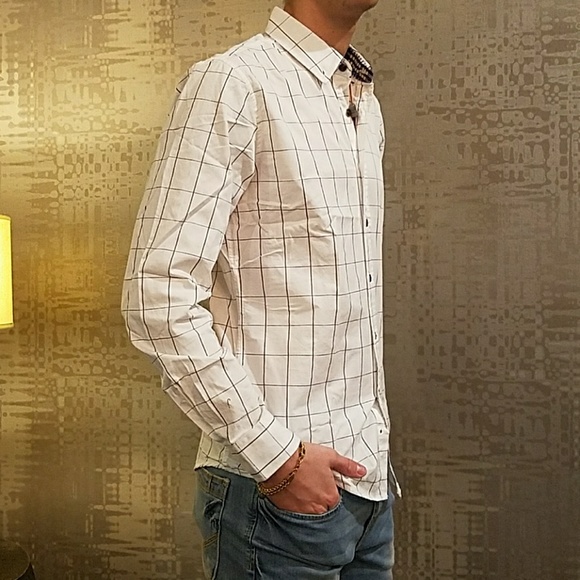 New Men's "Nashville" Plaid Long Sleeve Shirt - Picture 2 of 6